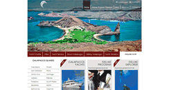 Desktop Screenshot of galapagosluxurycharters.com